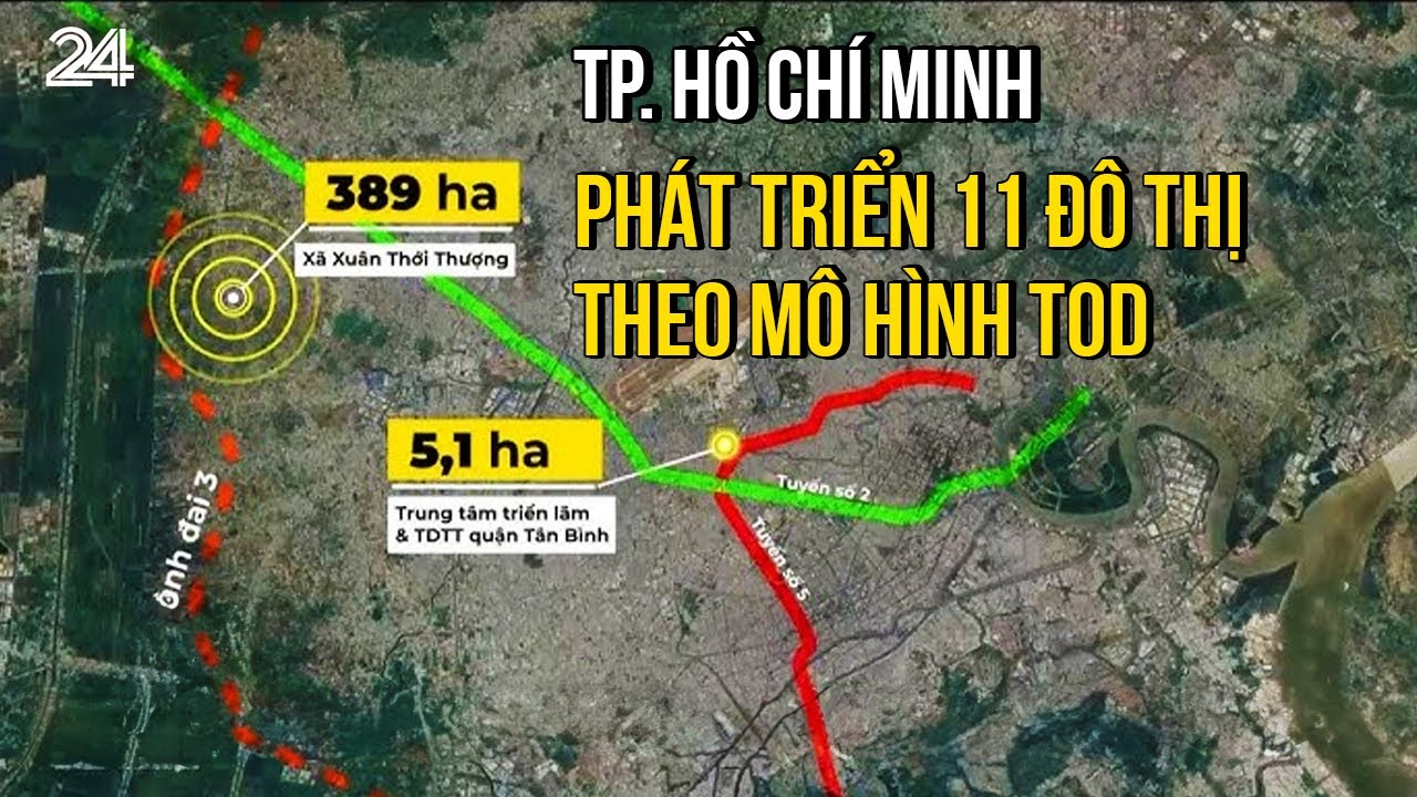 TP. Hồ Chí Minh phát triển 11 đô thị theo mô hình TOD