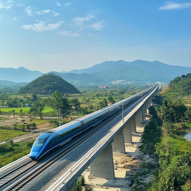 đường sắt cao tốc bắc nam đi qua những tỉnh nào