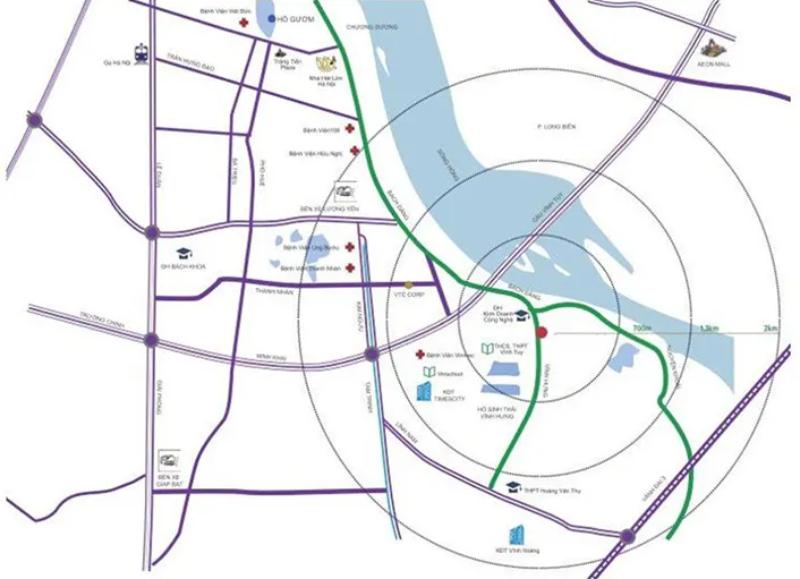Vị trí dự án nhà ở xã hội 393 Lĩnh Nam