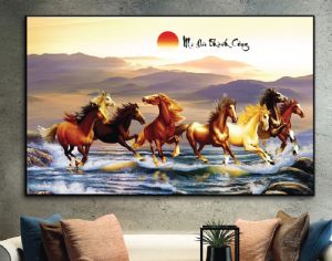 Hướng Nam không phù hợp để treo tranh Mã đáo thành công