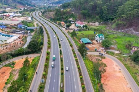 Cao tốc Bảo Lộc - Liên Khương có tổng chiều dài 73,62 km