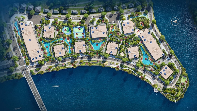 Mặt bằng tổng thể The Privé Quận 2