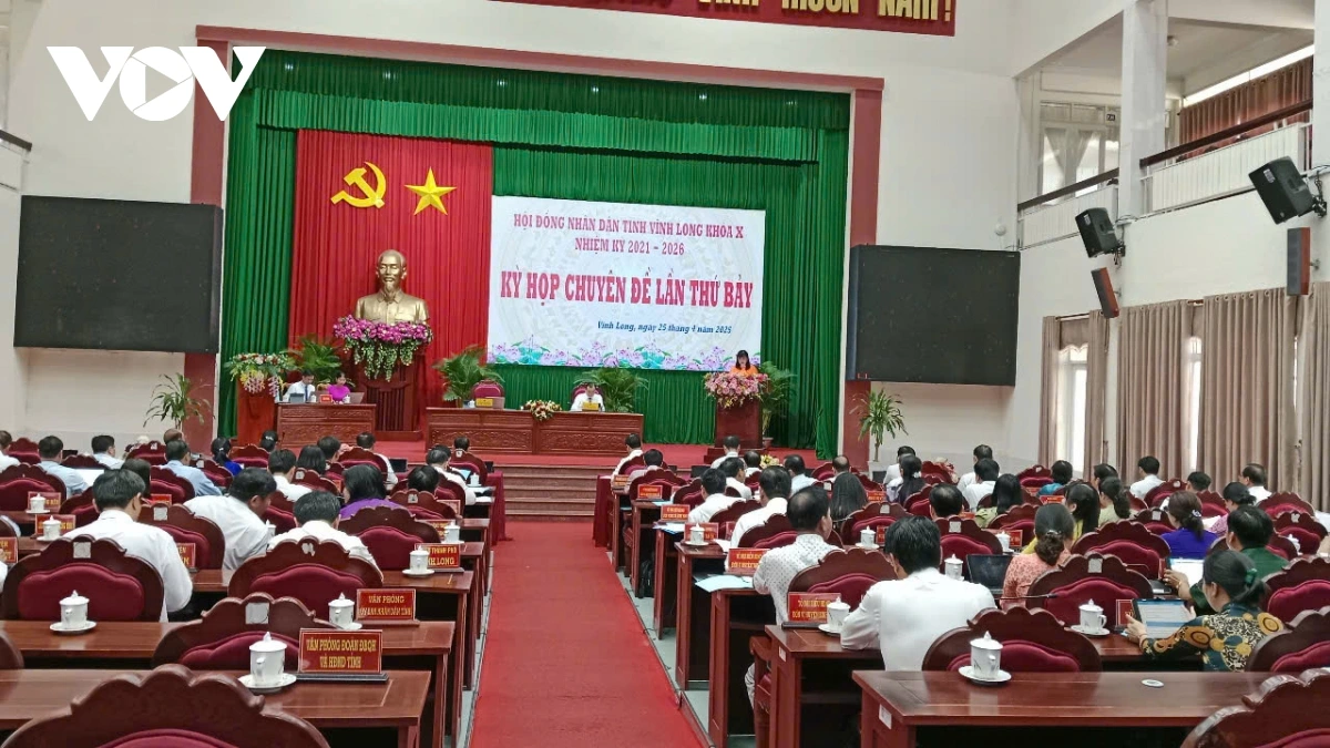Toàn cảnh kỳ họp HĐND tỉnh Vĩnh Long