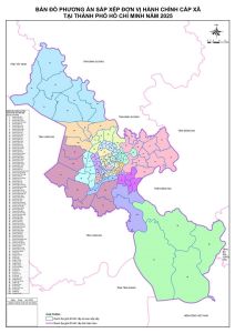 bản đồ phường mới TPHCM