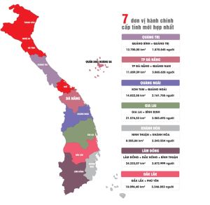 Miền Trung có bao nhiêu tỉnh sau sáp nhập?