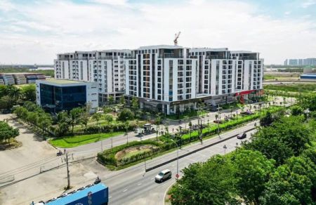 Nhà ở xã hội Thủ Thiêm Green House gần hoàn thiện
