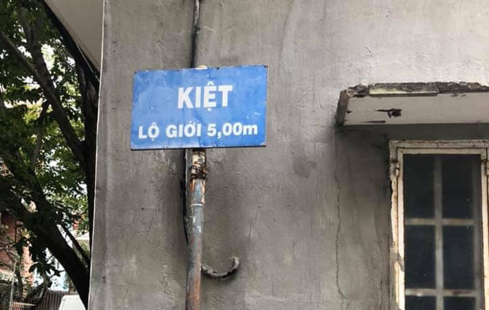 Khoảng cách tiêu chuẩn của lộ giới