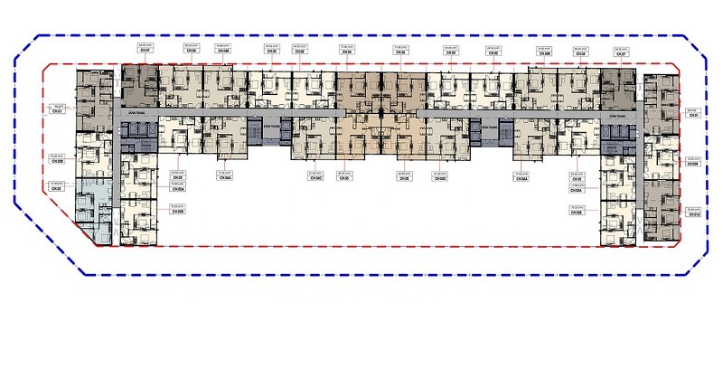 Mặt bằng tầng 5-23