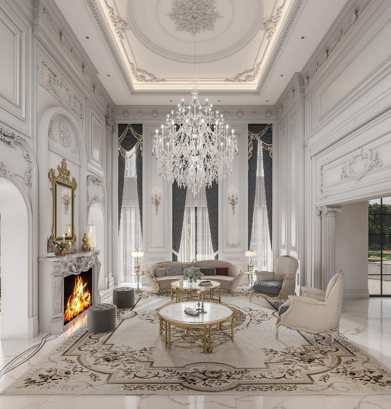 nhà tân cổ điển