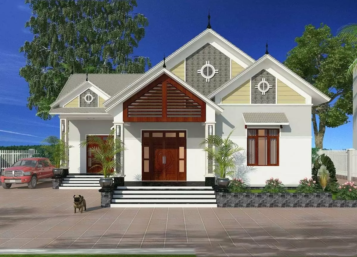 Nhà cấp 4 là mẫu nhà phổ biến nhất hiện nay