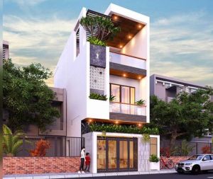 Nhà ống 3 tầng hiện đại là giải pháp tối ưu cho các gia đình trẻ