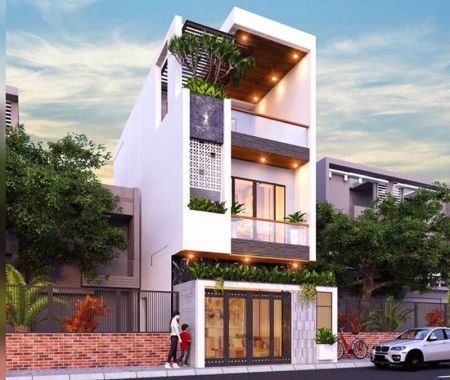 Nhà ống 3 tầng hiện đại là giải pháp tối ưu cho các gia đình trẻ