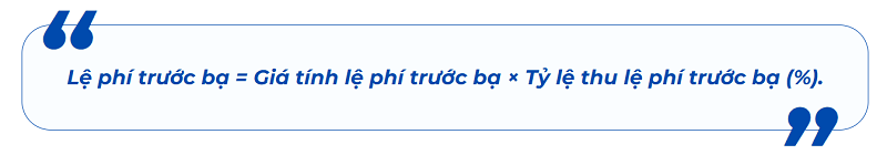 Công thức tính lệ phí trước bạ