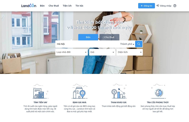 phần mềm đăng tin bất động sản