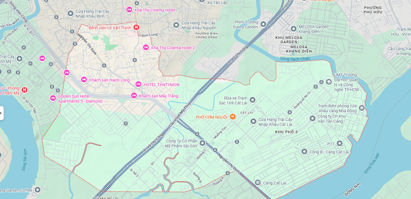 quy hoạch phường Cát Lái