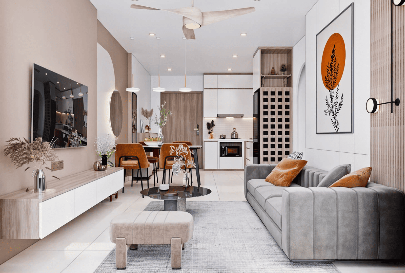 Không gian thông gió và ánh sáng tự nhiên là hai yếu tố không thể thiếu