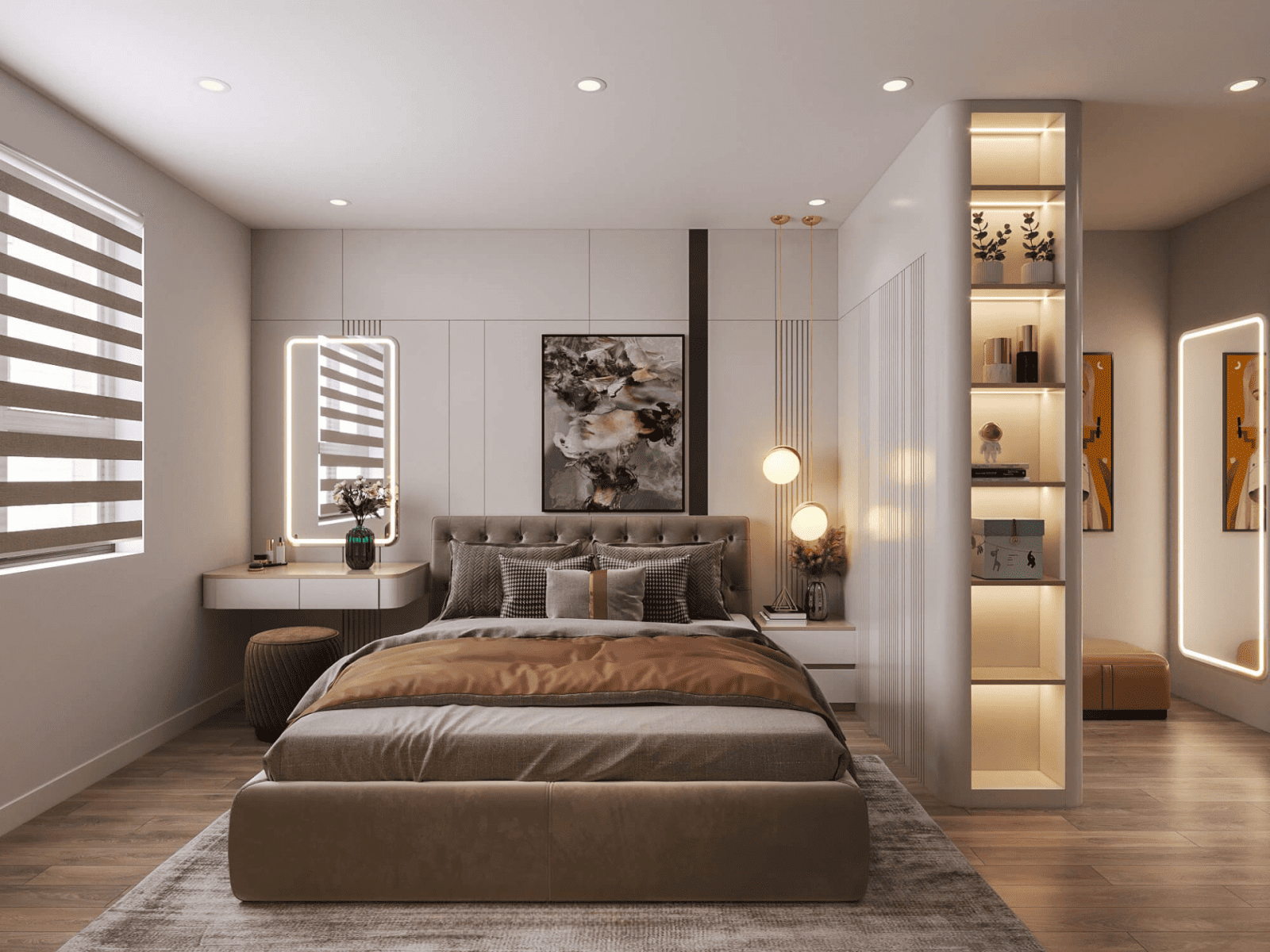 Phòng ngủ cần ở vị trí yên tĩnh, thông thoáng