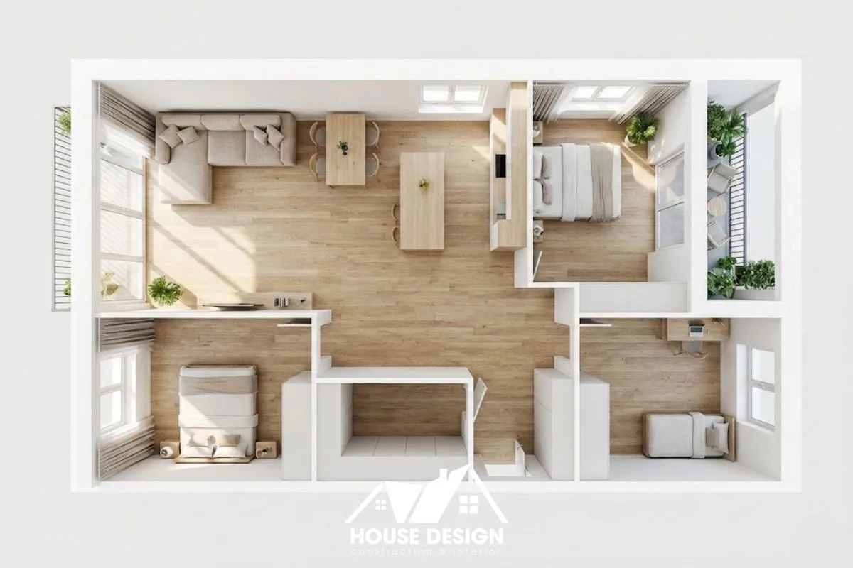 Phong cách Scandinavian sáng sủa và tối giản