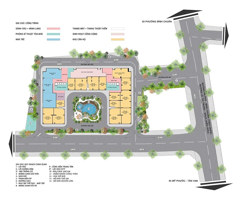 Mặt bằng tổng thể