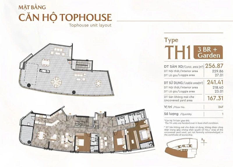 Layout căn hộ TH1