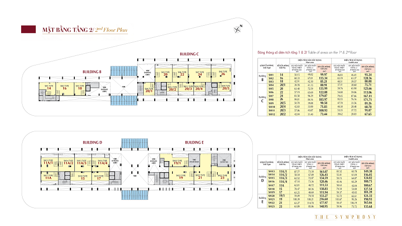 Mặt bằng tầng 2