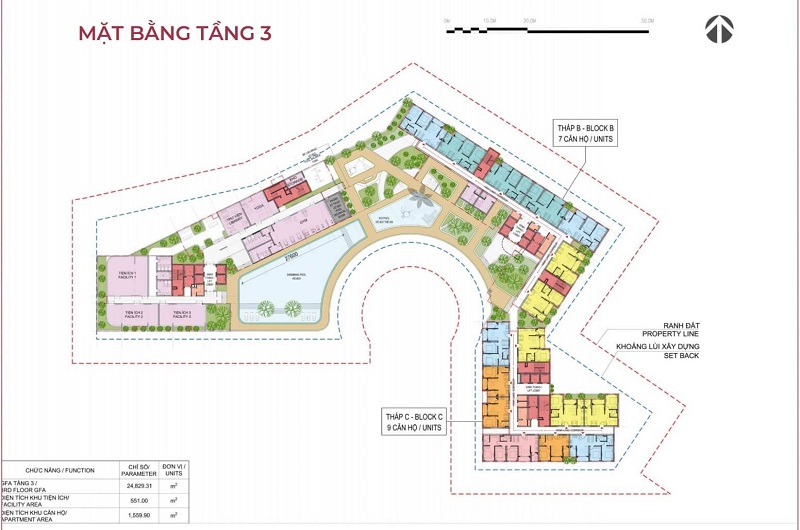 Mặt bằng tầng 3