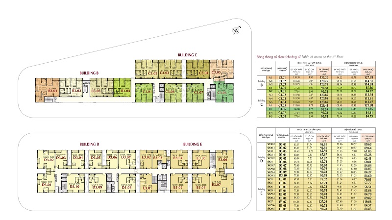 Mặt bằng tầng 4