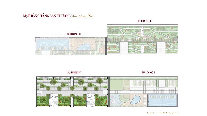 Mặt bằng tầng thượng