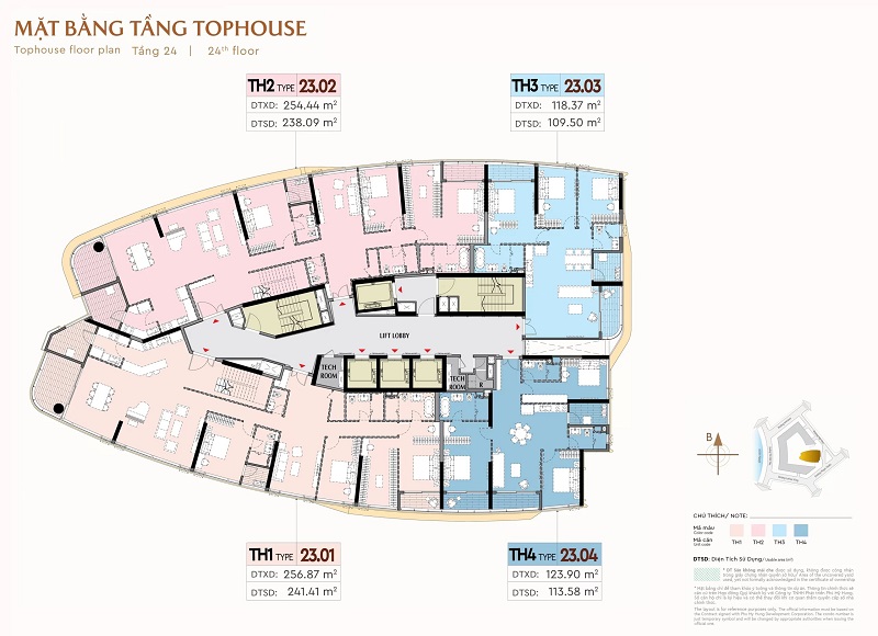 Mặt bằng tầng 24