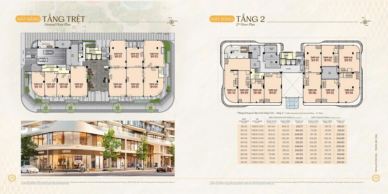 Mặt bằng tầng 1-2