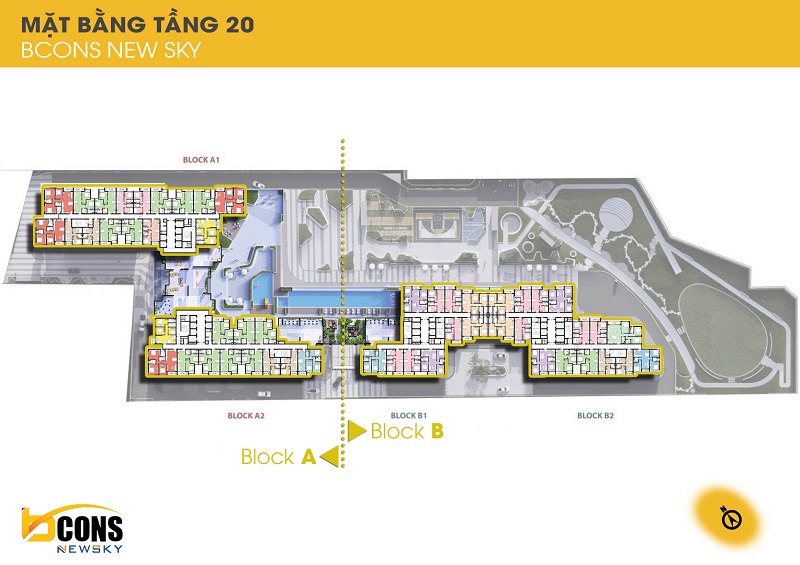 Mặt bằng tầng 20