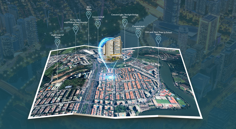 Liên kết tiện ích ngoại khu chỉ trong 5-15 phút