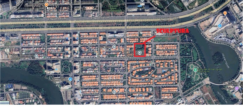 Vị trí dự án The Sculptura Phú Mỹ Hưng