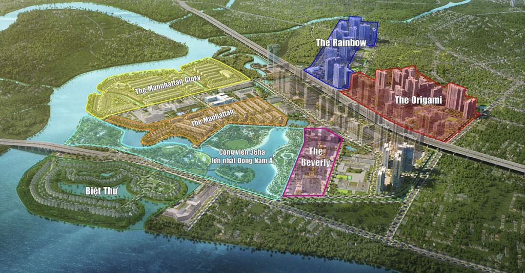 Tiềm năng tăng giá các tháp view đẹp The Origami VHGP: Chọn S6 hay S10 để “đáng tiền”?